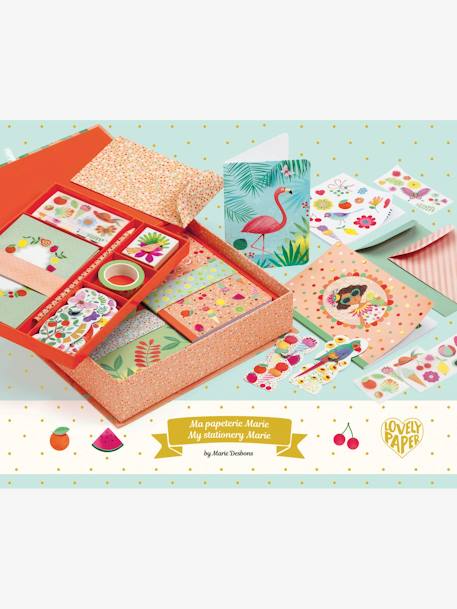 Coffret papeterie Marie ORANGE 1 - vertbaudet enfant 