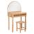 Coiffeuse et tabouret enfant - robin Beige 2 - vertbaudet enfant 
