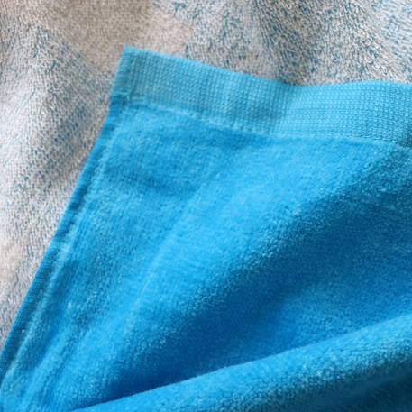 Serviette de bain et de plage imprimée 100% coton, om equipe Bleu 3 - vertbaudet enfant 