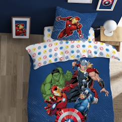 -Parure de lit imprimée 100% coton, avengers home team