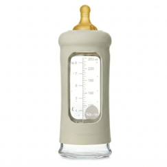 Puériculture-Biberon en verre avec housse de protection - 250 ml