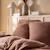 Set de 2 taies d'oreiller unies en coton, gaze de coton Bleu horizon+Bleu paon+Caramel+Chocolat+Lichen+Terre cuite 19 - vertbaudet enfant 