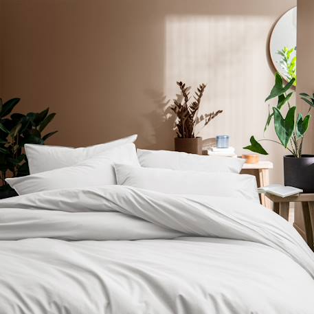 Set de 2 taies d'oreiller unies à volant, coton lavé Anthracite+Blanc+Caramel+Lie de vin+Lin+Miel 9 - vertbaudet enfant 