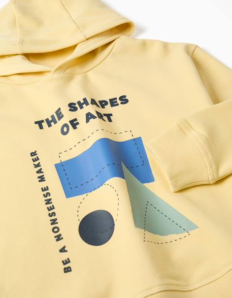 Ensemble sweat et pantalon de jogging avec imprimé Jaune 3 - vertbaudet enfant 