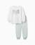 Pyjama long en coton avec princesses disney Blanc 1 - vertbaudet enfant 