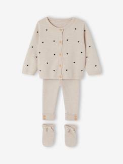 -Ensemble 3 pièces bébé fille