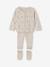 Ensemble 3 pièces bébé fille beige chiné 1 - vertbaudet enfant 