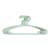 Lot de 6 cintres enfant blanc plastique Blanc+Bleu+Gris+Jaune+Rose+Vert 17 - vertbaudet enfant 