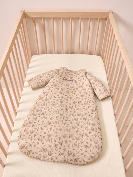 Gigoteuse en gaze de coton NUTTY ficelle 2 - vertbaudet enfant 