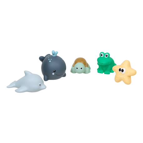 Jouet de bain enfant orta 9,5x9,5x11cm bleu Bleu 2 - vertbaudet enfant 