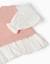 Pull bi-matière en maille et coton Rose clair 3 - vertbaudet enfant 