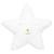 Coussin étoile en fourrure - maia Blanc 1 - vertbaudet enfant 