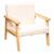 Fauteuil enfant en bouclette - basile Blanc+Vert celadon+Vert céladon 2 - vertbaudet enfant 