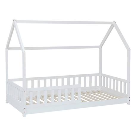 Lit cabane en bois de pin - bosco Blanc 2 - vertbaudet enfant 