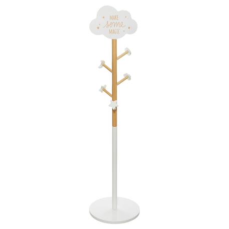 Porte-manteau enfant 5 patères nuage - gaton Blanc 2 - vertbaudet enfant 