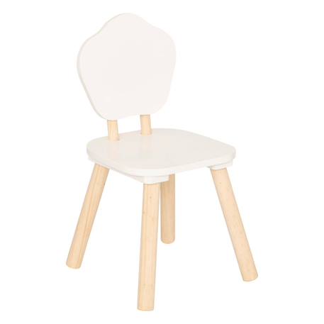 Chaise de table enfant - douceur Beige+Blanc 6 - vertbaudet enfant 