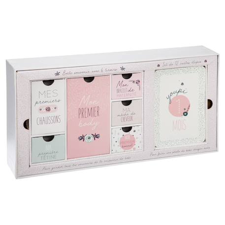 Coffret cadeau de naissance - mon premier Bleu+Rose 7 - vertbaudet enfant 