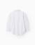 Chemise en popeline à manches longues avec épaules tombantes Blanc 2 - vertbaudet enfant 