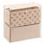 Commode enfant 2 tiroirs imprimé ourson - tissa Beige 2 - vertbaudet enfant 