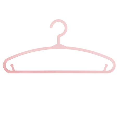 Lot de 6 cintres enfant blanc plastique Blanc+Bleu+Gris+Jaune+Rose+Vert 15 - vertbaudet enfant 