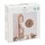 Rangement enfant colonne 4 casiers- linno Beige moyen 2 - vertbaudet enfant 