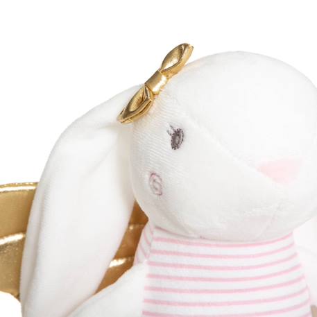 Peluche lapin glitter - zoé Blanc 5 - vertbaudet enfant 