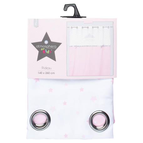Rideau enfant - princesse ruban Rose 2 - vertbaudet enfant 