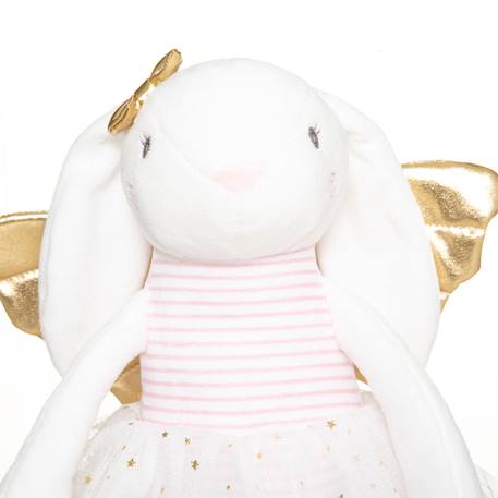 Peluche lapin glitter - zoé Blanc 2 - vertbaudet enfant 
