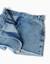 Jupe-short en jean avec fermeture asymétrique Bleu 3 - vertbaudet enfant 