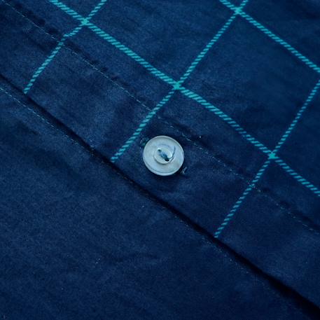 Parure de lit imprimée 100% coton, harry potter preppy Bleu nuit 6 - vertbaudet enfant 