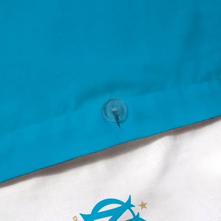 Parure de lit imprimée 100% coton, om voilure Bleu 6 - vertbaudet enfant 