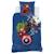 Parure de lit imprimée 100% coton, avengers home team Bleu 3 - vertbaudet enfant 