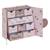 Coffret de naissance souvenirs 9 tiroirs - cilia Beige+Rose 8 - vertbaudet enfant 