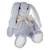 Peluche lapin avec noeud - kay Blanc+Bleu+Rose 7 - vertbaudet enfant 