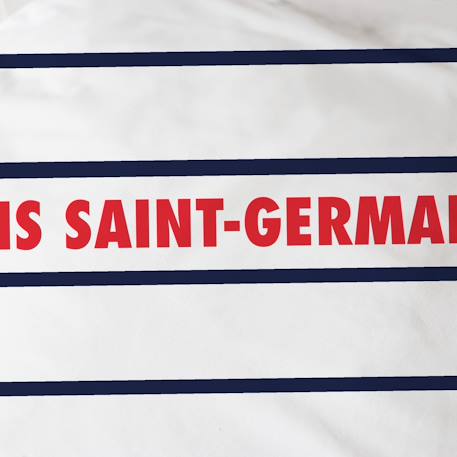 Parure de lit imprimée 100% coton, psg logo Bleu 6 - vertbaudet enfant 