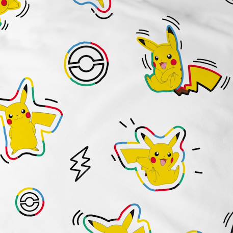 Parure de lit imprimée 100% coton, pokemon animation Bleu ciel 6 - vertbaudet enfant 