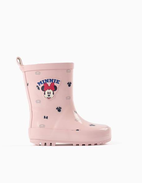 Bottes de pluie en caoutchouc minnie Rose 1 - vertbaudet enfant 