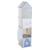 Rangement colonne 4 casiers - sunny Gris+Rose 2 - vertbaudet enfant 