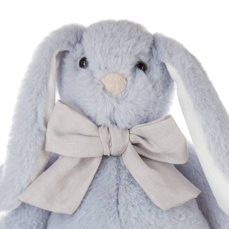 Peluche lapin avec noeud - kay Blanc+Bleu+Rose 4 - vertbaudet enfant 