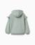 Sweat en coton peigné à capuche et imprimé stitch & angel Vert 2 - vertbaudet enfant 