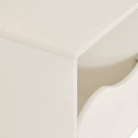 Table de chevet - douceur Blanc+Rose 4 - vertbaudet enfant 