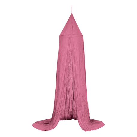 Ciel de lit en gaze de coton - lili Blanc+Bleu gris+Marron+Rose+Rose moyen+Vert 16 - vertbaudet enfant 