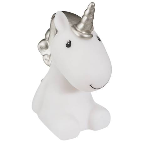 Veilleuse à pile licorne h.14cm Argenté 4 - vertbaudet enfant 