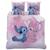 Parure de lit imprimée 100% coton, disney home stitch bisous Rose 3 - vertbaudet enfant 