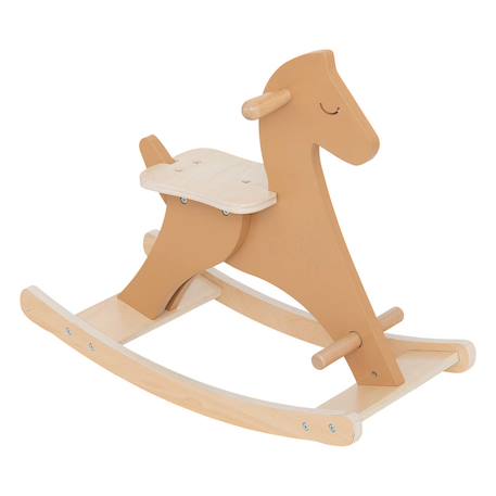 Jeu à bascule cheval lago bois 64x30cm Marron 2 - vertbaudet enfant 