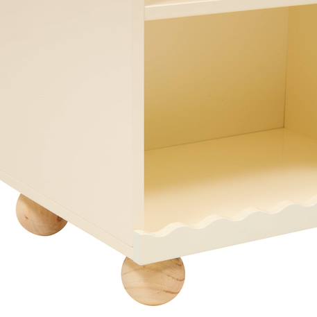 Table de chevet 2 cases - bouli Beige 4 - vertbaudet enfant 
