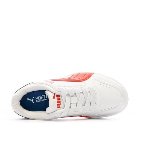 Basket à lacets rebound joy jr – style urbain enfant Blanc 5 - vertbaudet enfant 