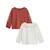 Lot de 2 t-shirts enfant manches longues harmony Rose 2 - vertbaudet enfant 