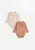 Lot de 2 bodies bébé manches longues aimée Rose 1 - vertbaudet enfant 