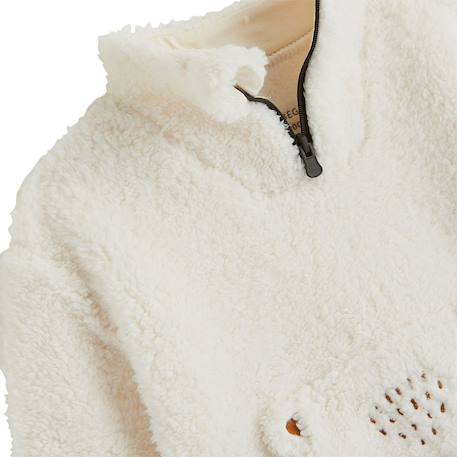 Ensemble bébé sweat et pantalon en sherpa ginkgo Vert 4 - vertbaudet enfant 